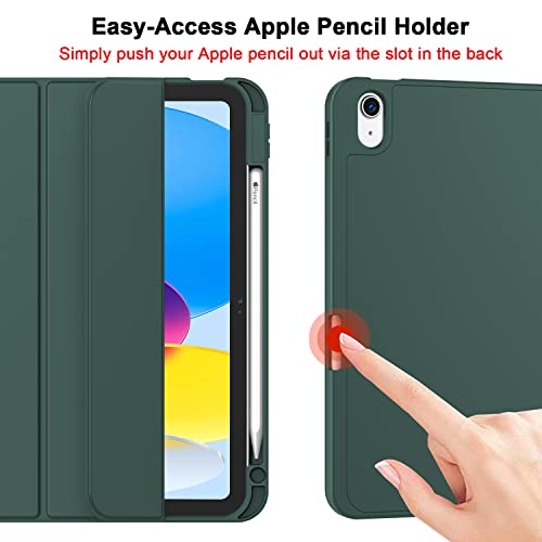 ZryXal iPad 11-inch Case A3354 A3355 A3356 A2696 A2757 A2777 Cover New Midnight Green