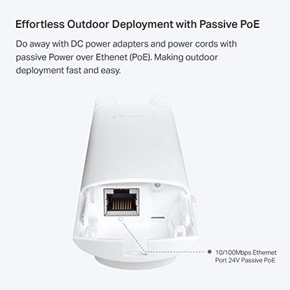 TP-Link EAP110-Outdoor V3 300Mbps Wireless N Outdoor Access Point 2.4GHz 2x2 MIMO Wireless Technology