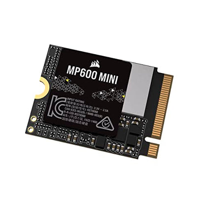 Corsair 2TB CSSD-F2000GBMP600MNR2 M.2 2230 NVMe SSD – 7000MB/s Read – 6200MB/s Write – Solid State Drive – Black
