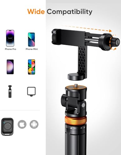 EUCOS 62 Inches EUTP-010 Tripod for Cell Phones