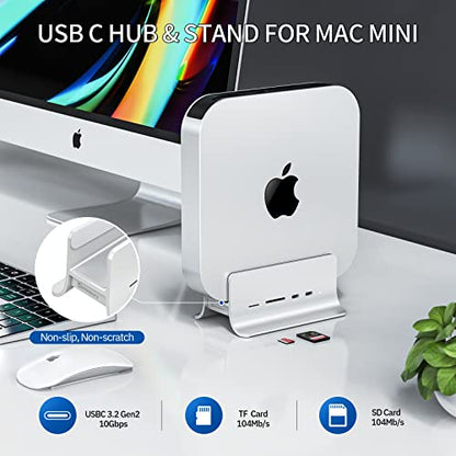 Minisopuru 5-in-1 USB C Hub BD201A USB 3.0 Type C Aluminum Mac Mini Dock