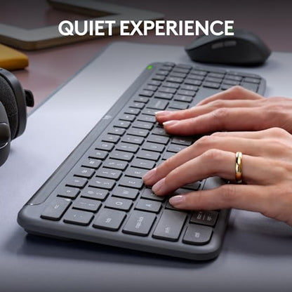 Logitech MK955 Wireless Keyboard and Mouse Combo Bluetooth Multi-OS