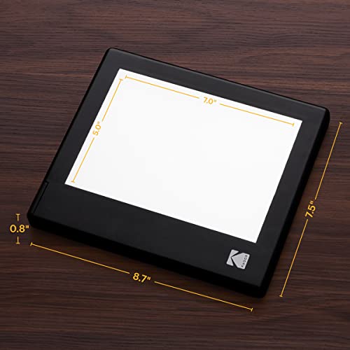 KODAK 7" x 5" RODLLP7X5 LED Light Box - Acrylic - Battery Powered