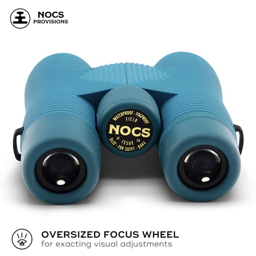 Nocs Provisions Field Issue Compact 8x32 Waterproof Binoculars, 8X Magnification, Roof Prism, Fully Multi-Coated, Tripod Mount