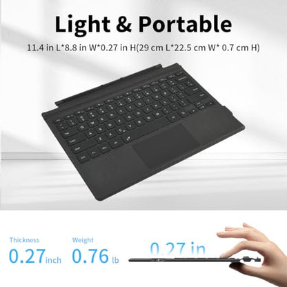 Sooguard 12.3" Surface Pro Wireless Bluetooth Keyboard Model Number: Surface Pro Keyboard