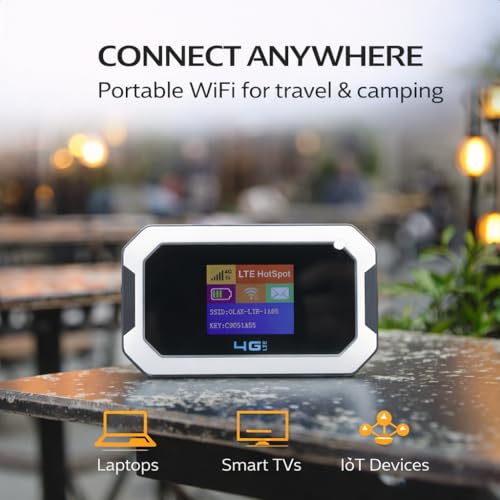Spectrum Smart 4G MT80 Mobile Wi-Fi Hotspot, 150 Mbps, Dual-Band, 2.4 GHz, Wireless Router