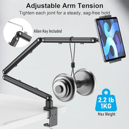 TeQable 30" Adjustable Tablet Desk Mount TQ-TD3Z