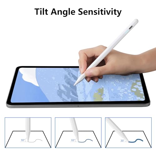 TOHAKATA Stylus Pen White Model T10 for Apple iPad Compatibility