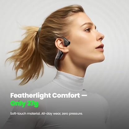 Pupabiflor Open Ear Headphones 1 Count X3 Bluetooth 6.0 Wireless Titanium