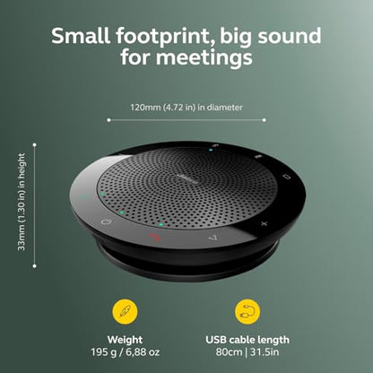 Jabra 122mm 7510-209-01 Dynamic 50mm Speaker Portable Speaker