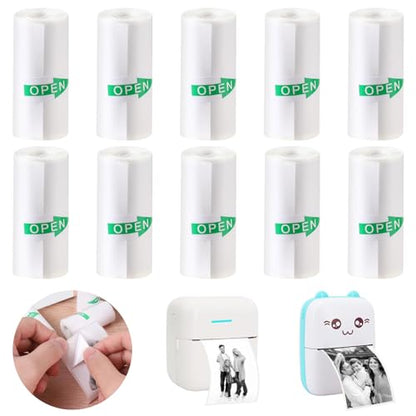 YSYONM 57mm x 25mm Self-Adhesive Thermal Sticker Paper – 3000 Sheets