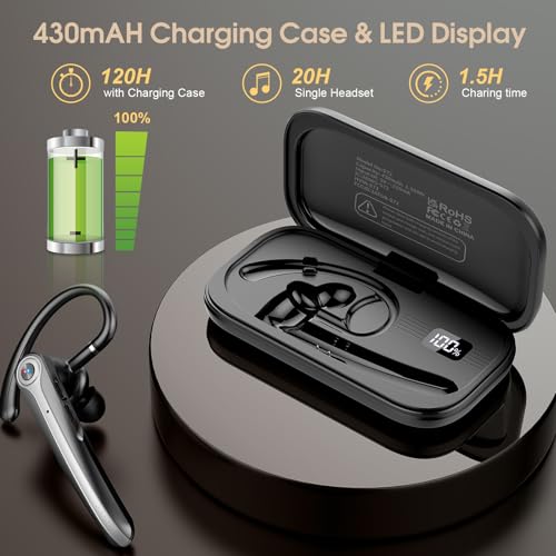 Atheewon S72 Bluetooth Headset with ENC Noise Control and IPX7 Waterproofing.