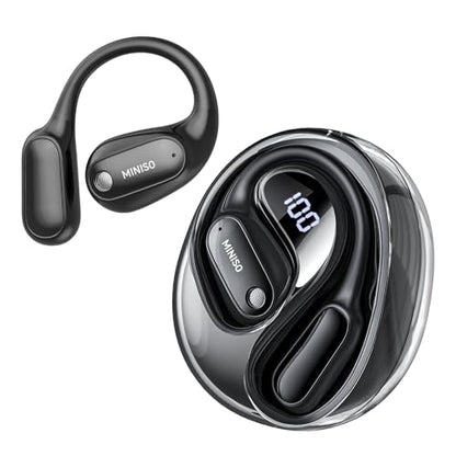 MINISO MS190-BLACK Open Ear Translation Headphones Wireless Bluetooth 6.0 Dynamic Driver