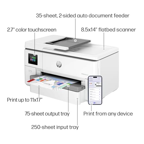 HP OfficeJet Pro 9720e 4800 x 1200 dpi Wireless All-in-One Inkjet Printer