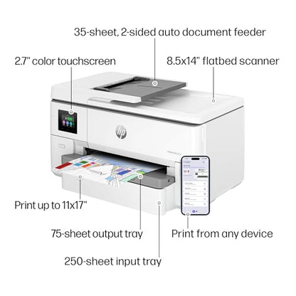 HP OfficeJet Pro 9720e 4800 x 1200 dpi Wireless All-in-One Inkjet Printer