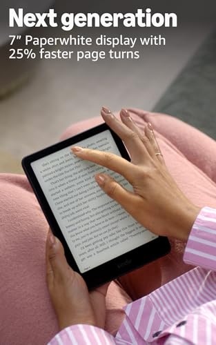 Amazon 7 Inch Kindle Paperwhite Signature Edition 32GB 300 PPI 60Hz E-Ink Reader