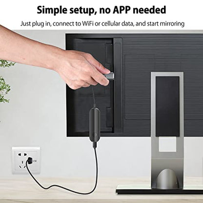 lulaven WF-001 HDMI Adapter with 1 Port, 1 Amps Current Rating, Compatible with Television and Projector