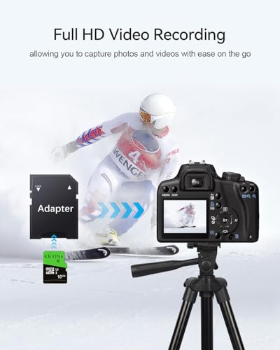 KEXIN 16GB microSDHC Memory Card Class 10 UHS-I SD Adapter Compatible Devices