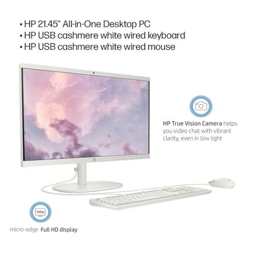 HP 21.5" 22-df0224 1920x1080 All-In-One Computer