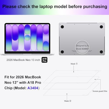 ProElife 2-Pack Screen Protectors 13 inch A3404 Anti-Glare Matte