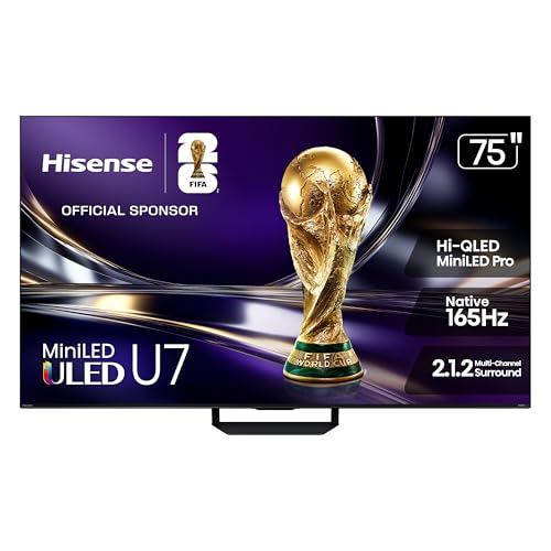 Hisense 75" U7SG 4K UHD 165Hz Hi-QLED MiniLED Pro Smart TV