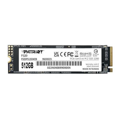 Patriot Memory 512GB P320P512GM28 NVMe SSD - M.2 2280 - Solid State Drive