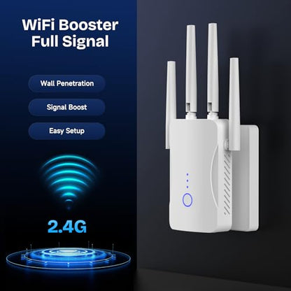JoyLantern 2.4GHz M-97E WiFi Extender 300Mbps Wireless Signal Repeater