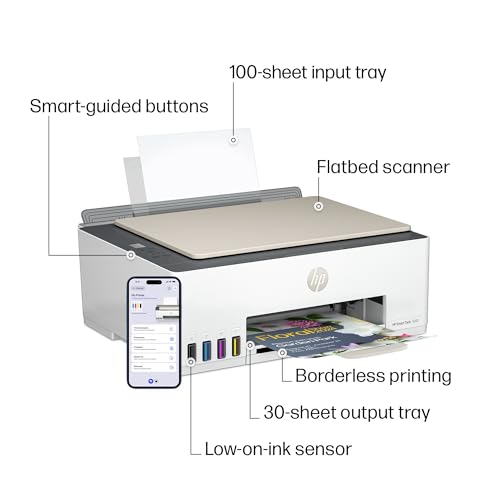HP Smart Tank 5000 AIO 4800x1200dpi Color Printer Model 5D1B6A