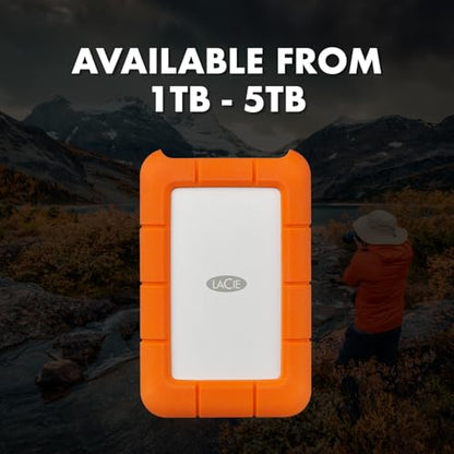 LaCie 5TB STJJ5000400 USB 2.0/3.0 External Hard Drive - 5400 RPM - Mechanical - Mini Form Factor