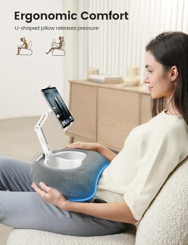 Lamicall STPT01 Tablet and Phone Pillow Holder - Adjustable Angle, Compatible with 4.7-13" Devices