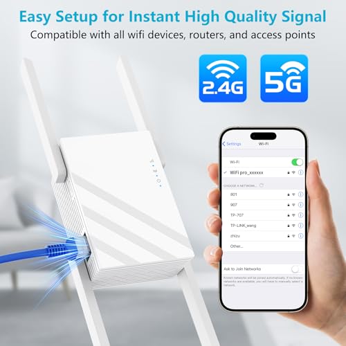 Suirrsaze 1 Count M-A30 1200 Mbps Wireless Dual Band WiFi Repeater