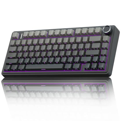 AULA F75 Pro Wireless Mechanical Keyboard Model F75 Pro, 81-Key Layout, 2.4GHz/USB-C/BT5.0 Connectivity, Hot-Swappable