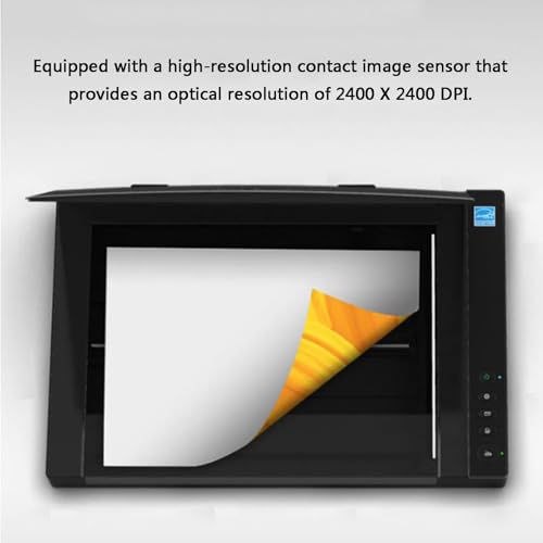Hiedmeil A3 Flatbed Scanner 1200 DPI 8 Sec Auto-Scan LED Light Source