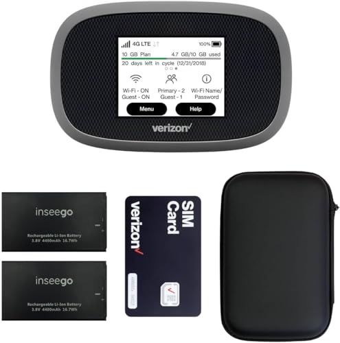 EVDO-LINK 8800L Portable Hotspot Device | 4G LTE | 2 Antennas | 1200 Mbps | Touch Screen