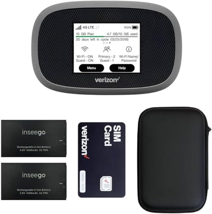 EVDO-LINK 8800L Portable Hotspot Device | 4G LTE | 2 Antennas | 1200 Mbps | Touch Screen
