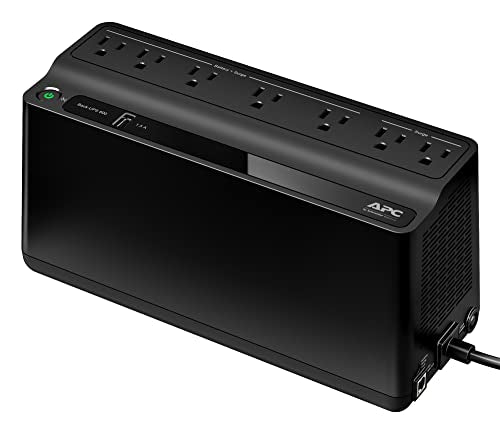 APC BE600M1 Uninterruptible Power Supply UPS 600VA 330W 120V 60Hz Compact