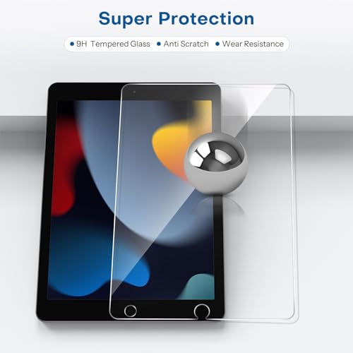 SPARIN 10.2-Inch Tempered Glass Screen Protector for iPad 9th/8th/7th Generation, Model Number: SP-IP10.5