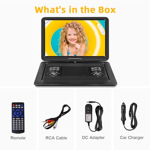 HotHat 20 Inches 2738-New 1680x1080 Portable LCD DVD Player