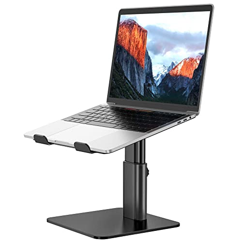 BESIGN LSX6N 3.94x3.94x3.94in Laptop Stand Black Adjustable Ergonomic Universal