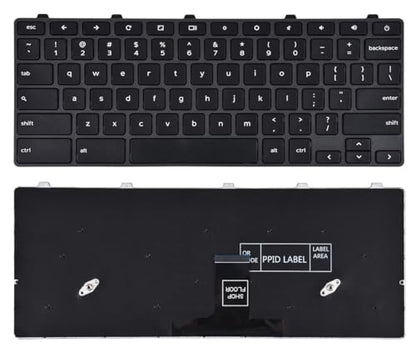 KBRPARTS Keyboard for Dell Chromebook 11 3100 3110 5190 US Layout P/N: 0H06WJ 0RFXCF 00D2DT