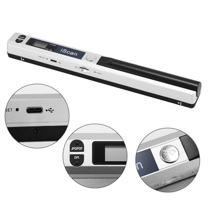AOZBZ Portable Document Scanner JMZ161805YTWZ05293 900dpi Handheld Compact Scanner