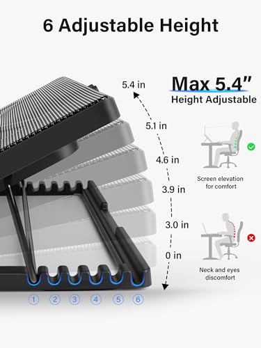 Kootek 14.96" x 11.81" x 1.38" LCP04 Laptop Cooling Pad
