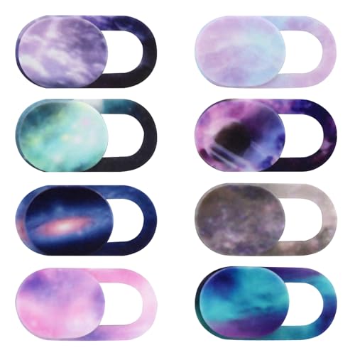 Cuxnoo 8-Count Webcam Cover Ultra Compact Privacy Slider Not Water Resistant Camera Privacy Cover