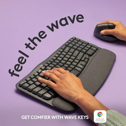 Logitech 14.8" x 8.62" x 1.18" 920-011898 USB Membrane Keyboard QWERTY Graphite