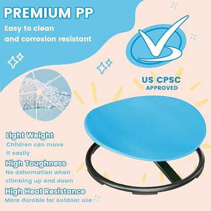 Pterying 21.3" D x 19.9" W x 10.9" H LY-8303 Indoor Swivel Chair for Toddlers