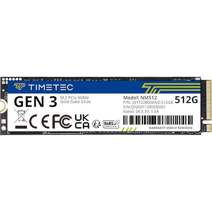 Timetec 512GB MK03-512GB-M2 M.2 2280 PCIe NVMe SSD