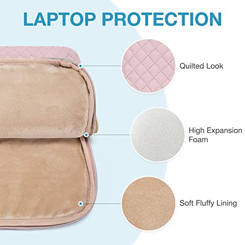 BAGSMART 15.6 Inch Laptop Sleeve BM0303003AP269 Polyester Waterproof