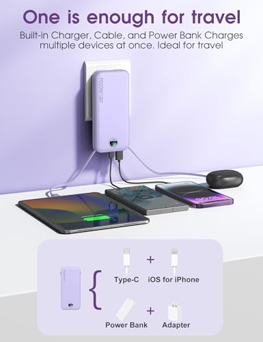 CITICR 10000mAh AC-02D USB Type A & C Power Bank 5V 4.5A Portable Battery Pack