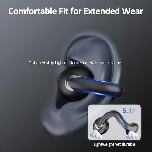 IAMJOY 2.6 x 2 x 1.2 in CT28 AI Language Translation Earbuds for Educational Use
