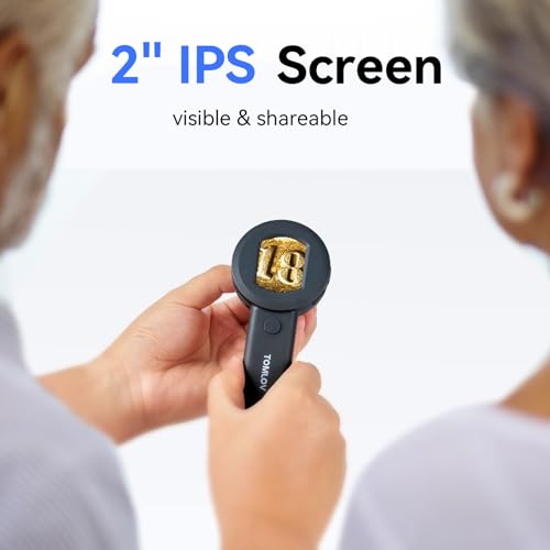 TOMLOV 2" P10 100x Digital Microscope LED Portable